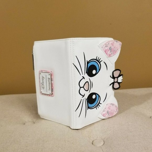 Loungefly Disney the Aristocats Marie Floral Cosplay Flap Wallet NEW - Picture 11 of 12